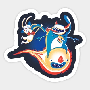 Monsteroid Sticker